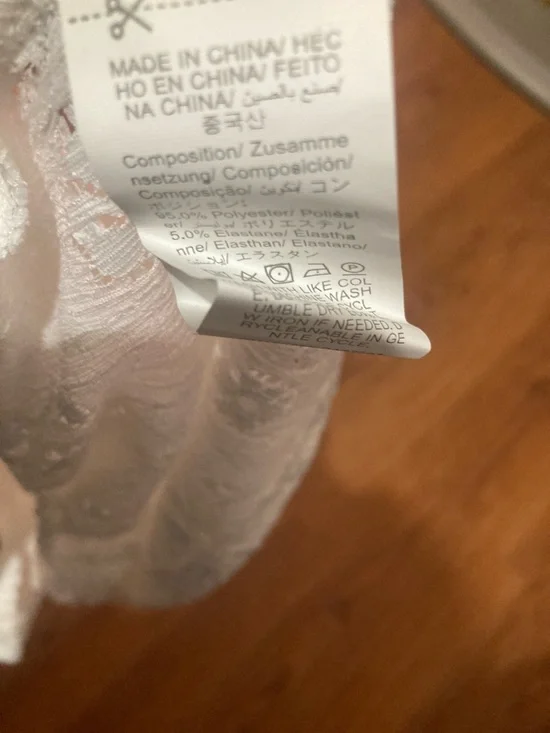 SHEIN White Floral Lace Camisole with Bow Straps - Picture 5 of 5